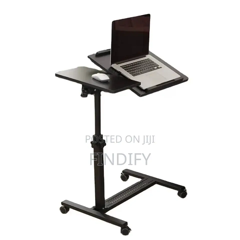 Bedside Tables With Simple Mobile Wheel Metal Iron
