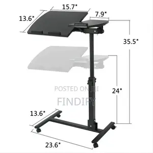 Bedside Tables With Simple Mobile Wheel Metal Iron
