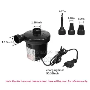 Lectric Air Pump for Inflatables Air Mattress Bed Boat