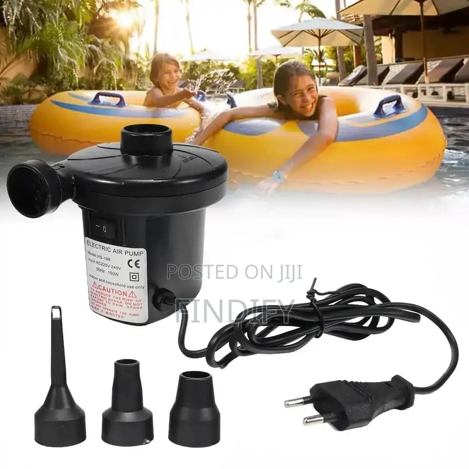 Lectric Air Pump for Inflatables Air Mattress Bed Boat