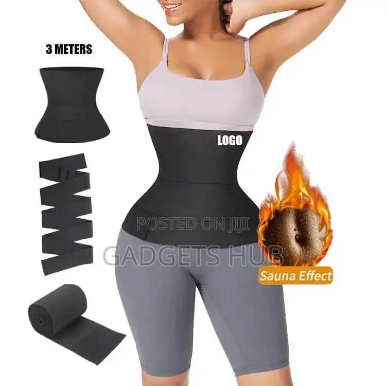 Waist Band Wrap Elastic Stomach High Compression Weight Loss