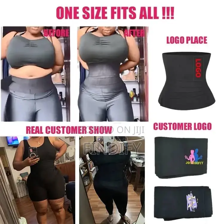 Waist Band Wrap Elastic Stomach High Compression Weight Loss
