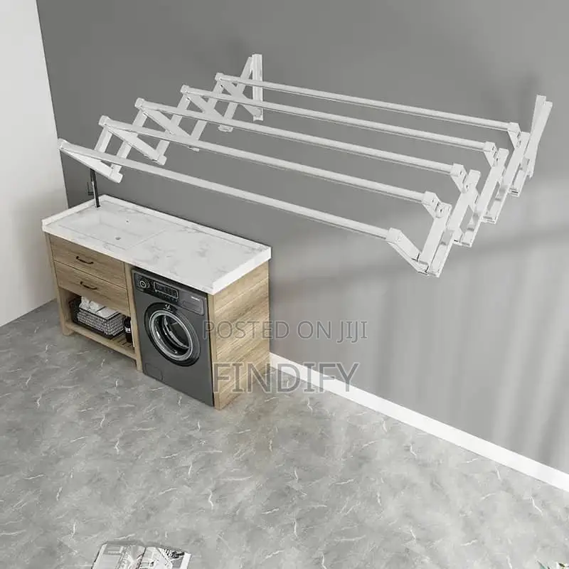 Extendable Wall Mounted Space Saving Hanging