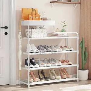 Household Simple 5 Layers 60cm Metal Shoes Shelf Racks
