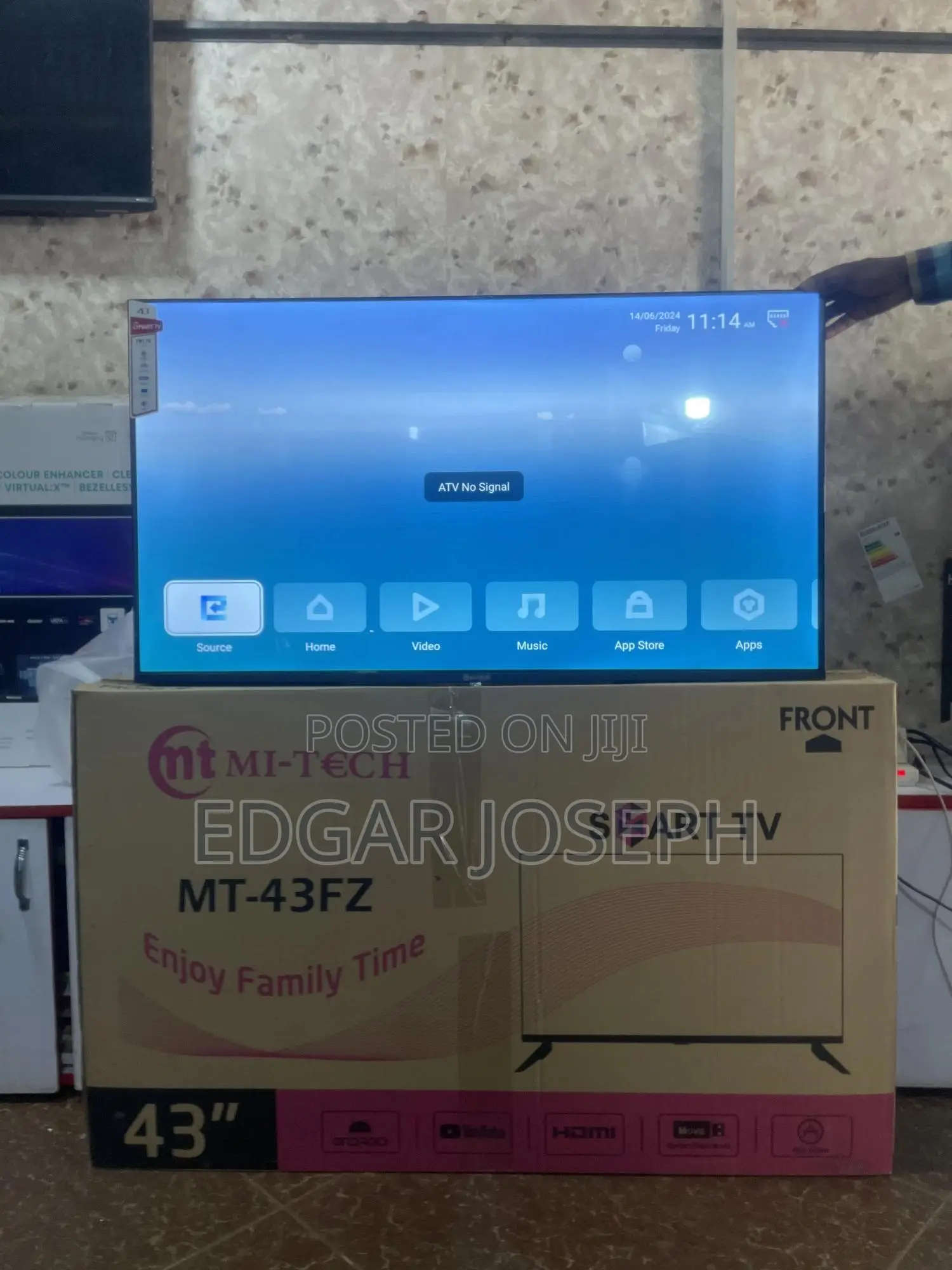 43 Tv Smart Mitech Brand.