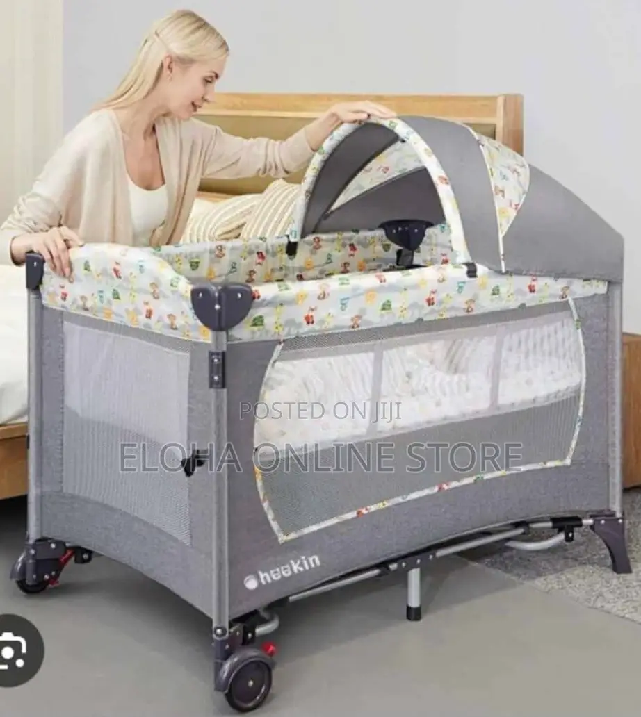4-in-1 Travel Cot With Mattress