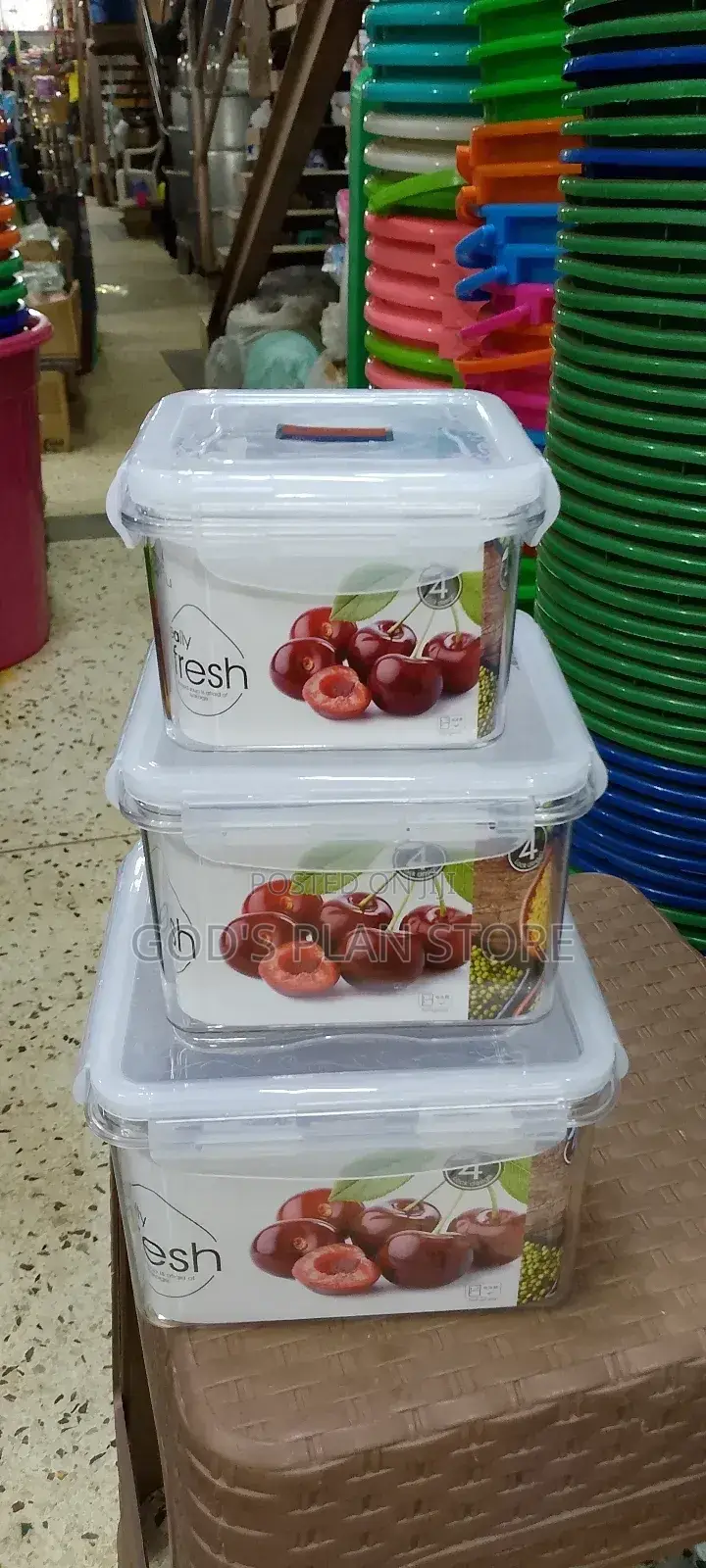 Storage Containers 3pcs