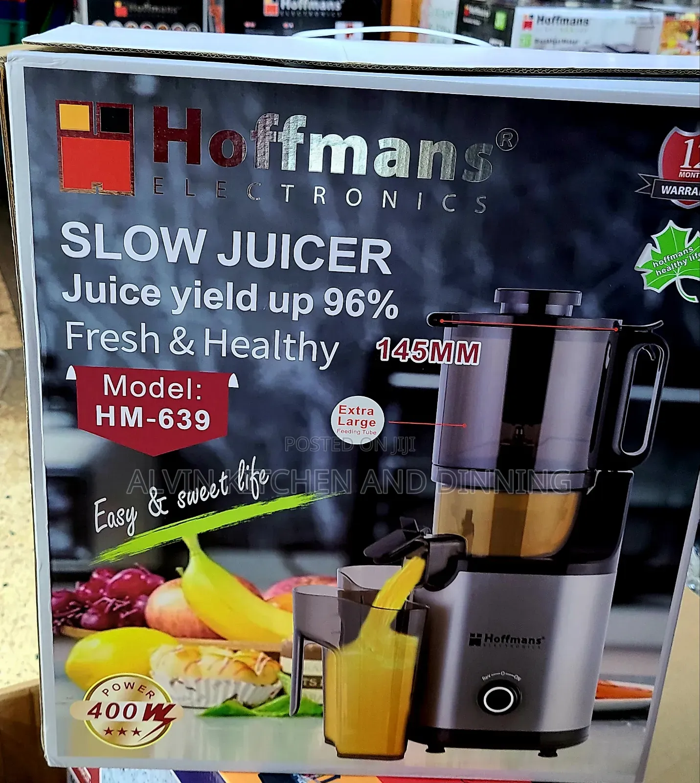 Slow Juicer Hoffman 2in1