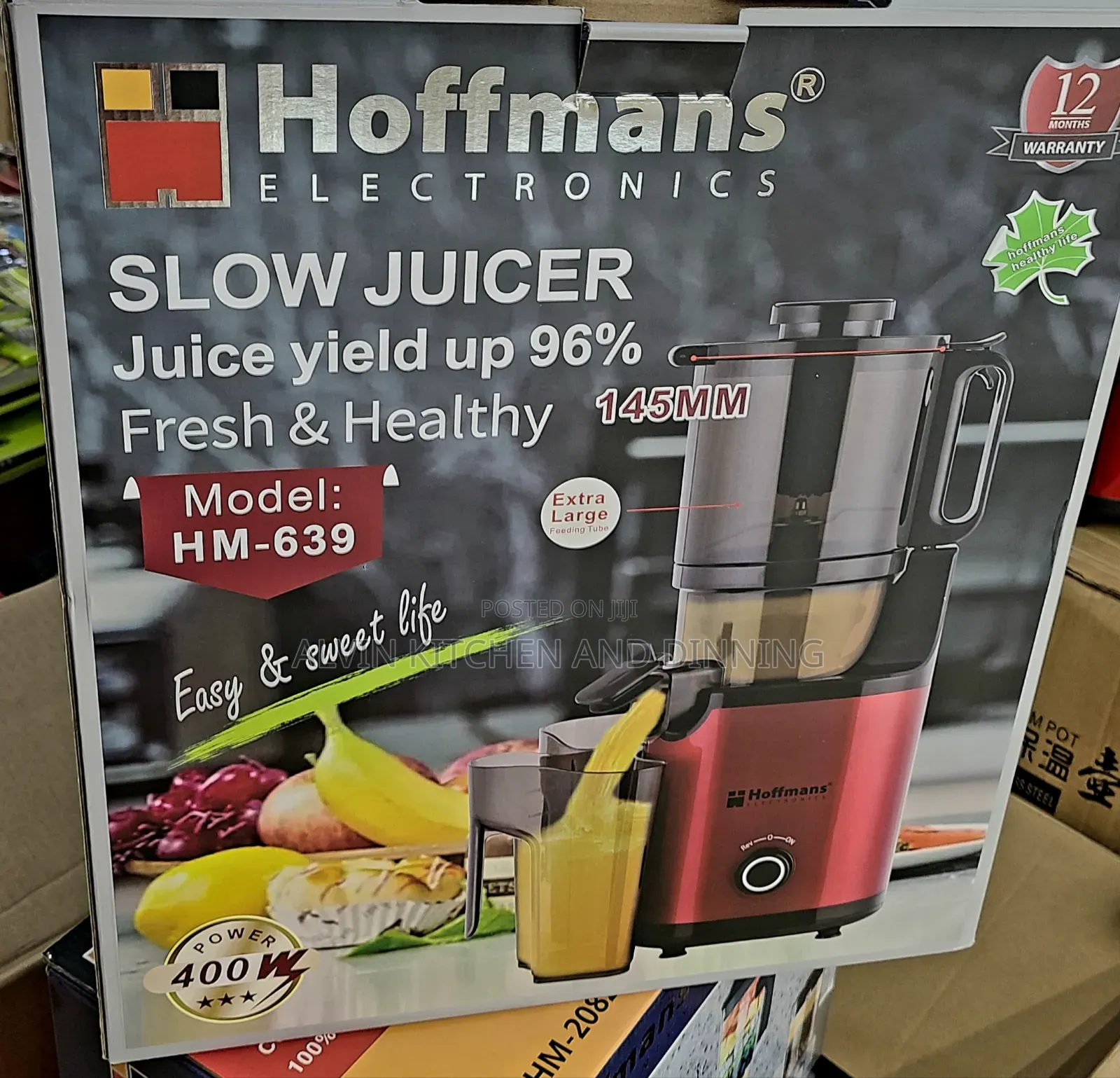 Slow Juicer Hoffman 2in1