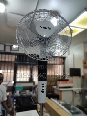 Saachi 16inch Stand Fan With Remote/3 Speed Saachi Stand Fan
