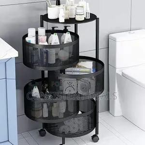 4 Tier Multipurpose Rotating Storage Rack