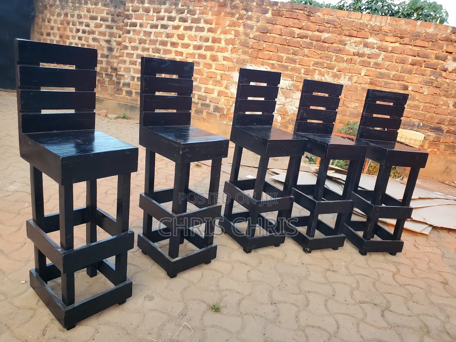 Pallet Counter Stools