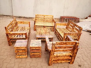 Pallet Chairs Scortched