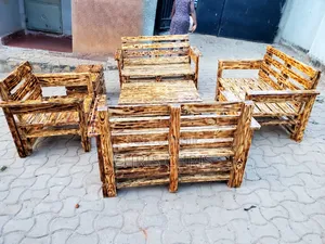 Pallet Chairs Scortched