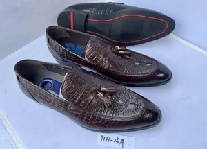 Original Coffee Brown Franco Banetti Gentle Leather Loafers