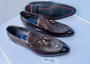 Original Coffee Brown Franco Banetti Gentle Leather Loafers