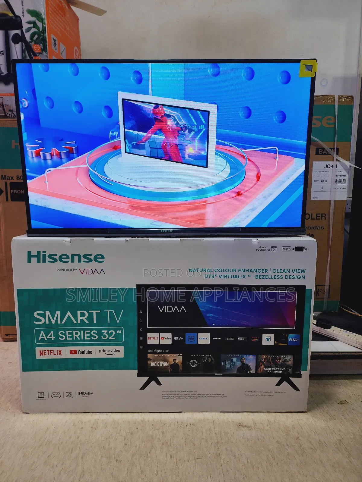 Hisense Flameless 32inches Smart Tv Vidaa