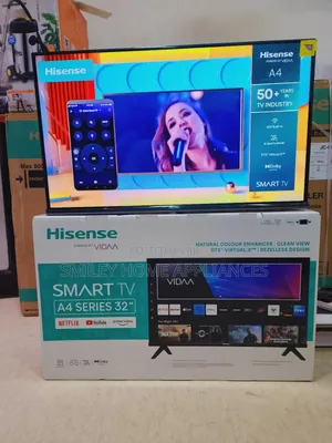 Photo - Brandnew Flameless Hisense Smart Tv 32inches
