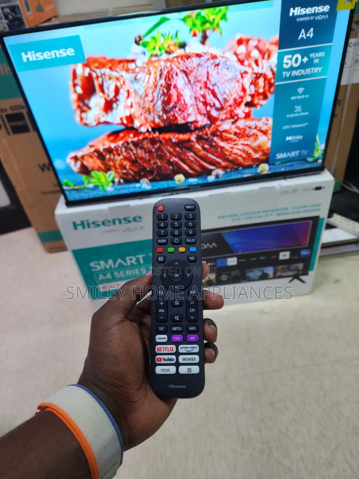 Bright Display Hisense 32inches Smart Tv