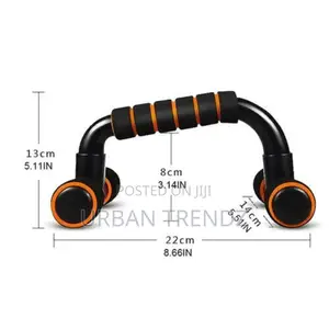 2pcs Cushioned Pushup Handle Grips/Color Varies-