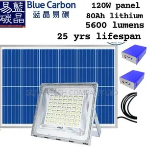 6.0 Wawa Blue Carbon Solar Flood Lights Pos