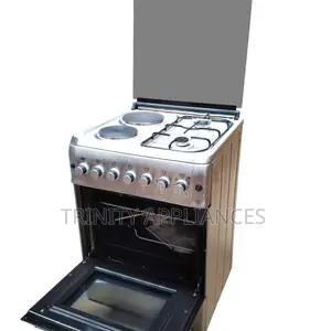 Blueflame Cooker 60x60cm 2 Gas Burners 2 Electric Plates