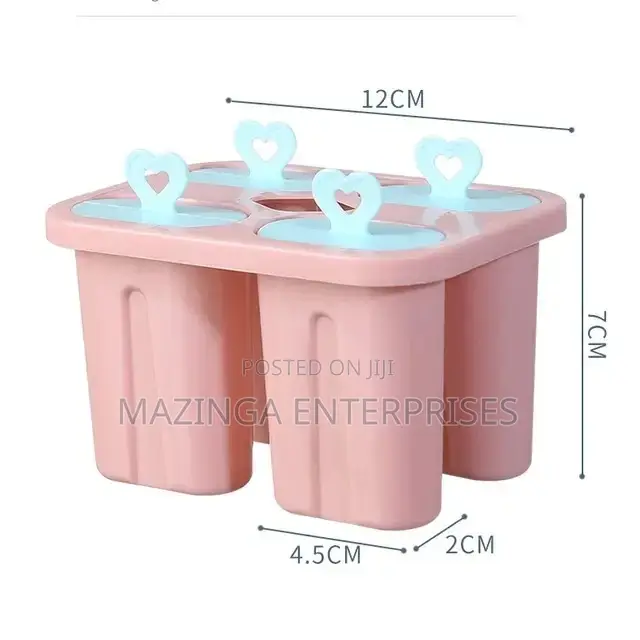 4ice Pop Makers, Popsicle Frozen Candy Ice-Cream Moulds