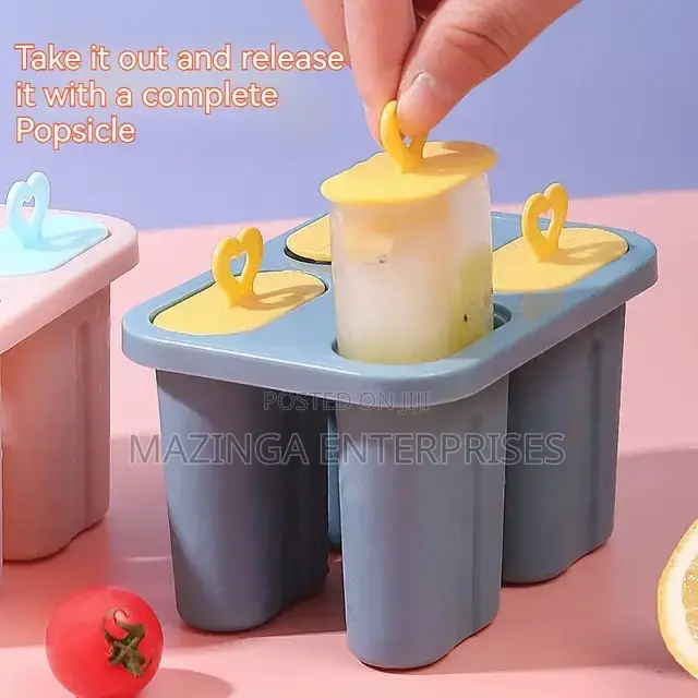 4ice Pop Makers, Popsicle Frozen Candy Ice-Cream Moulds