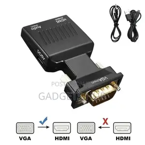 AUDIO and Power for PC VGA Source Output to TV