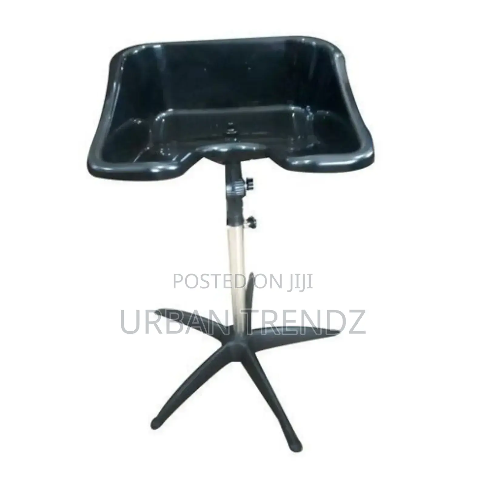 Portable Adjustable Salon Sink for Washing Hair-Black