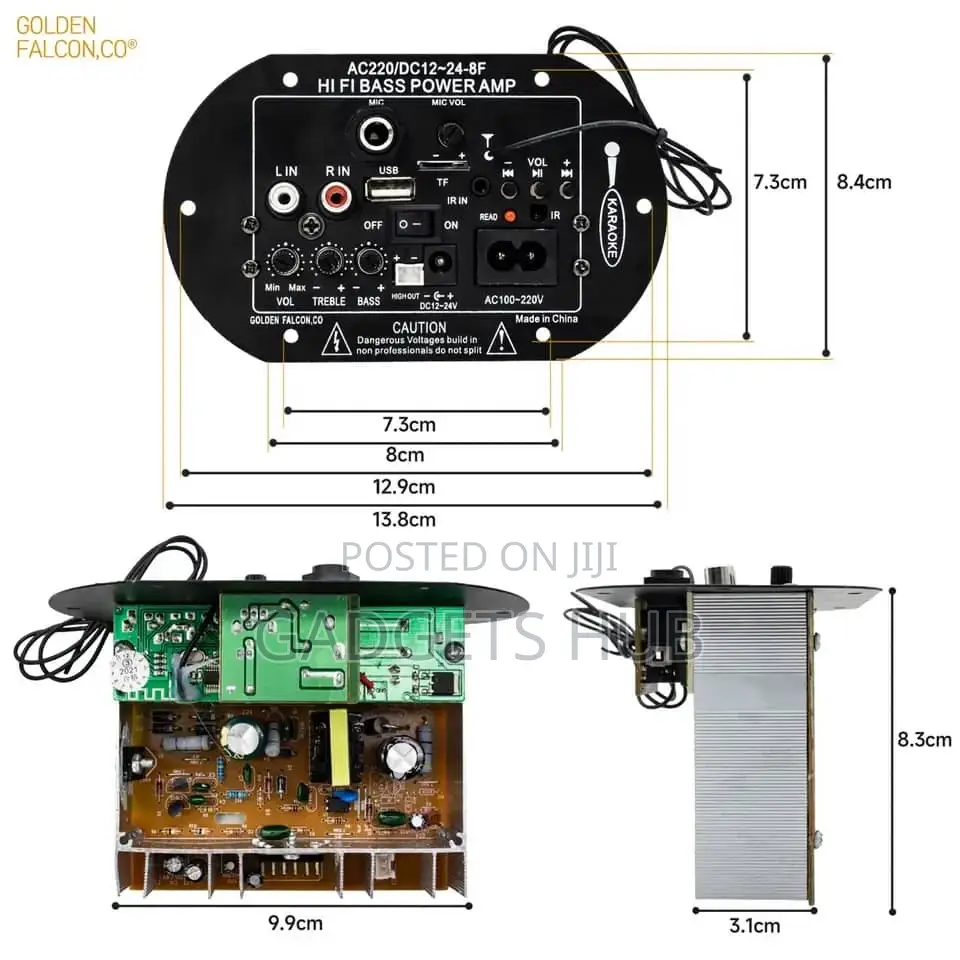 12v/24v 220V Digital Amplifier Board HIFI Bass