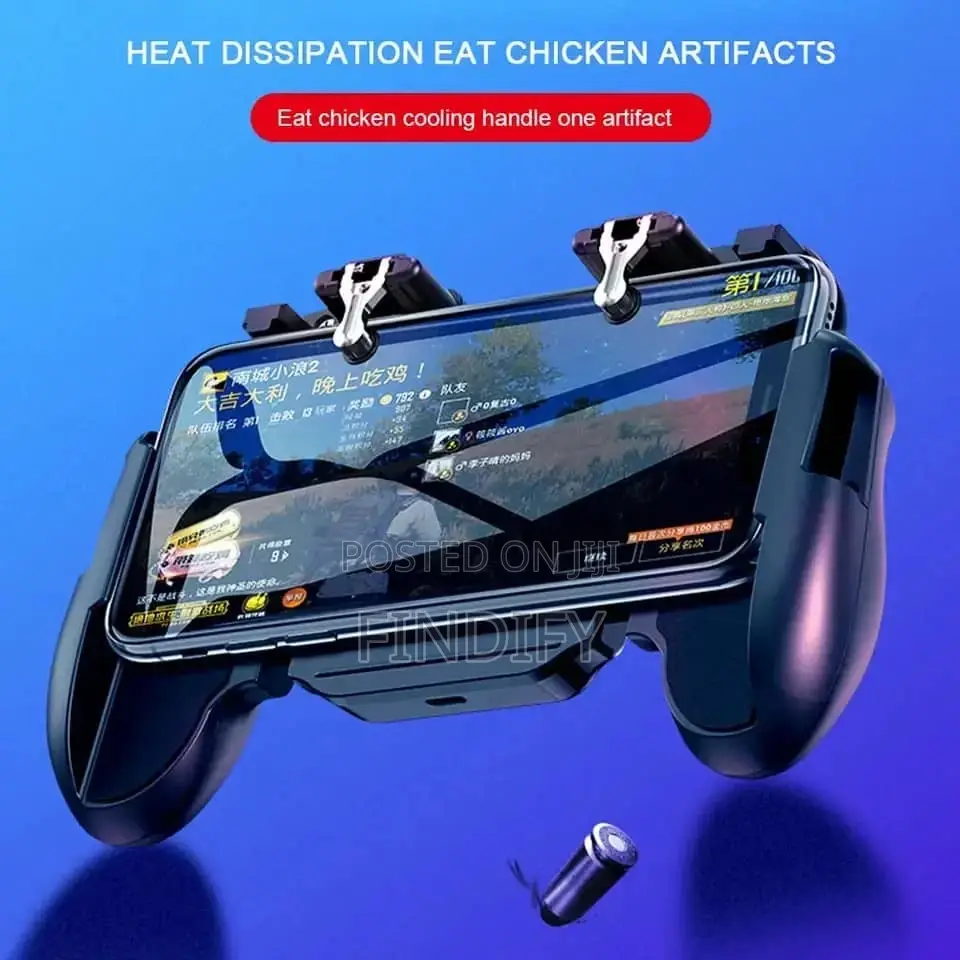 Smartphone Gamepad With Fan Trigger Handle Gaming Trigger