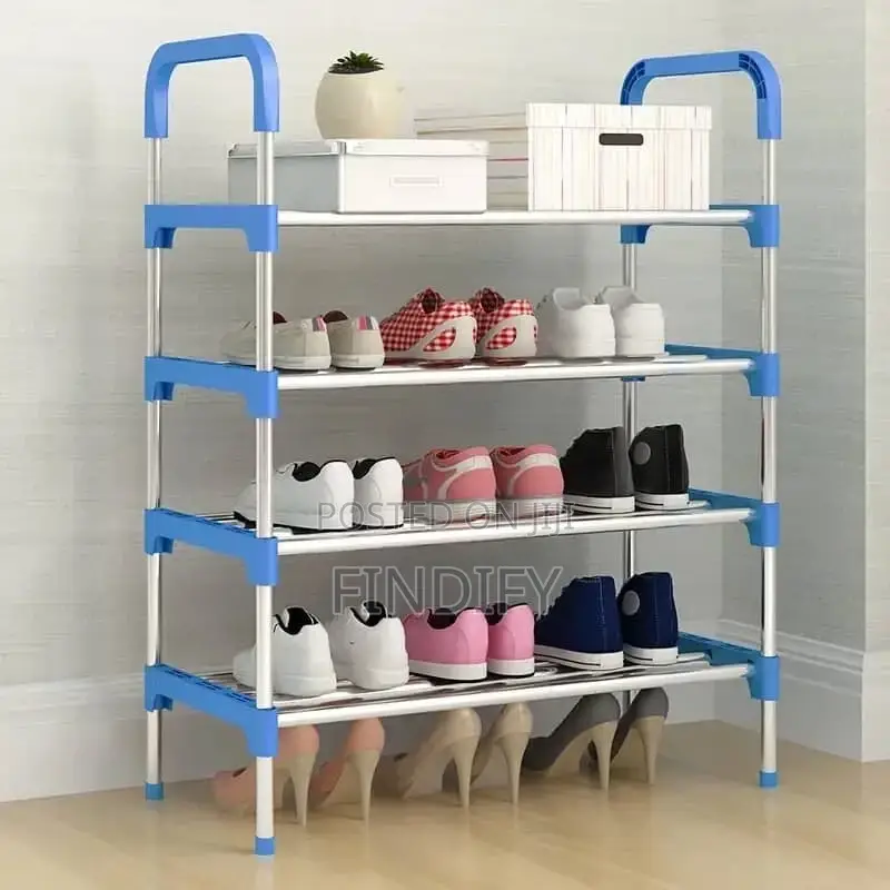 Simple Multi-Layer Shoe Rack Stainless Steel Shoe Organizer