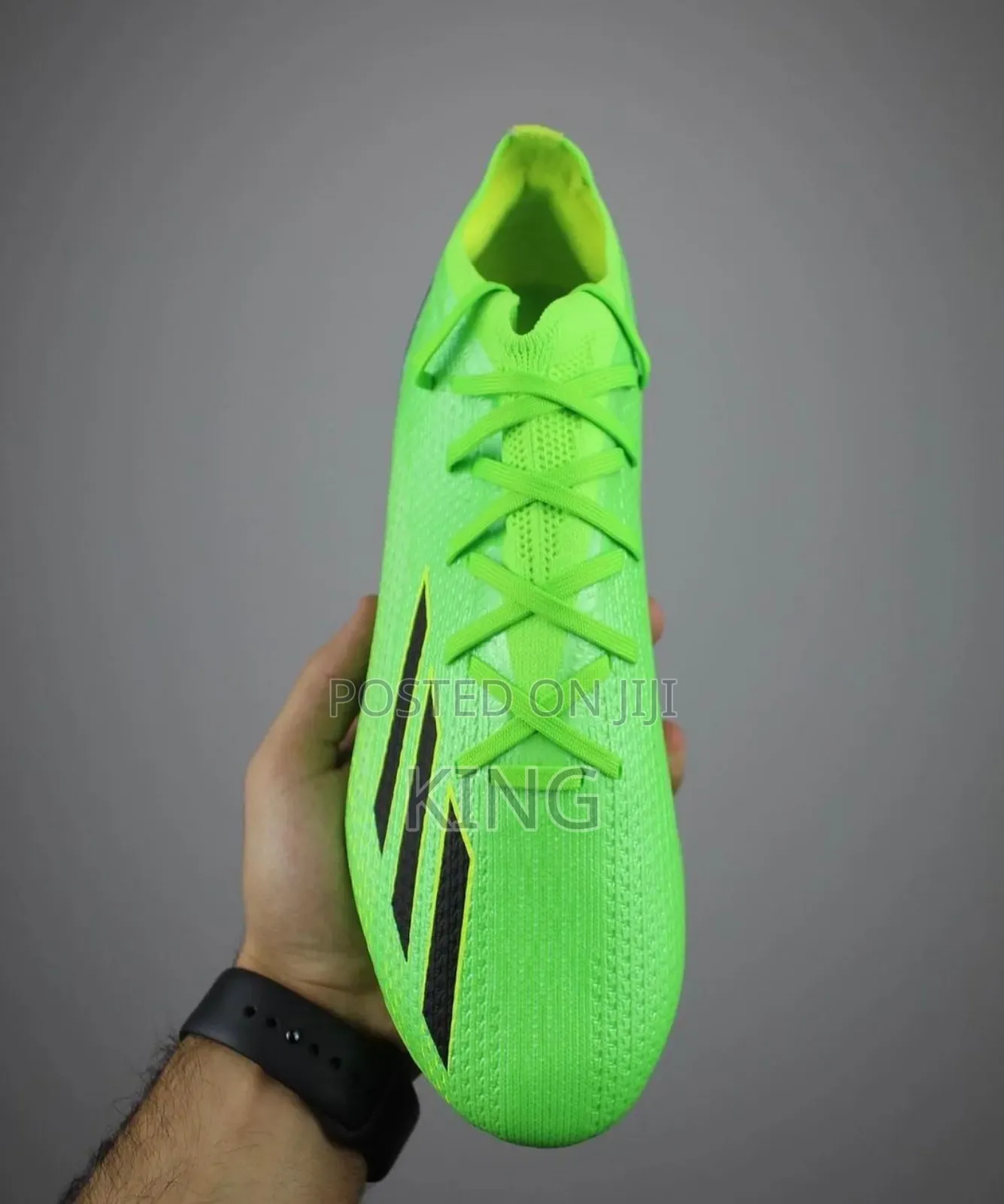 Football Boots. Adidas Men's X Speedportal+ FG Lemon Green