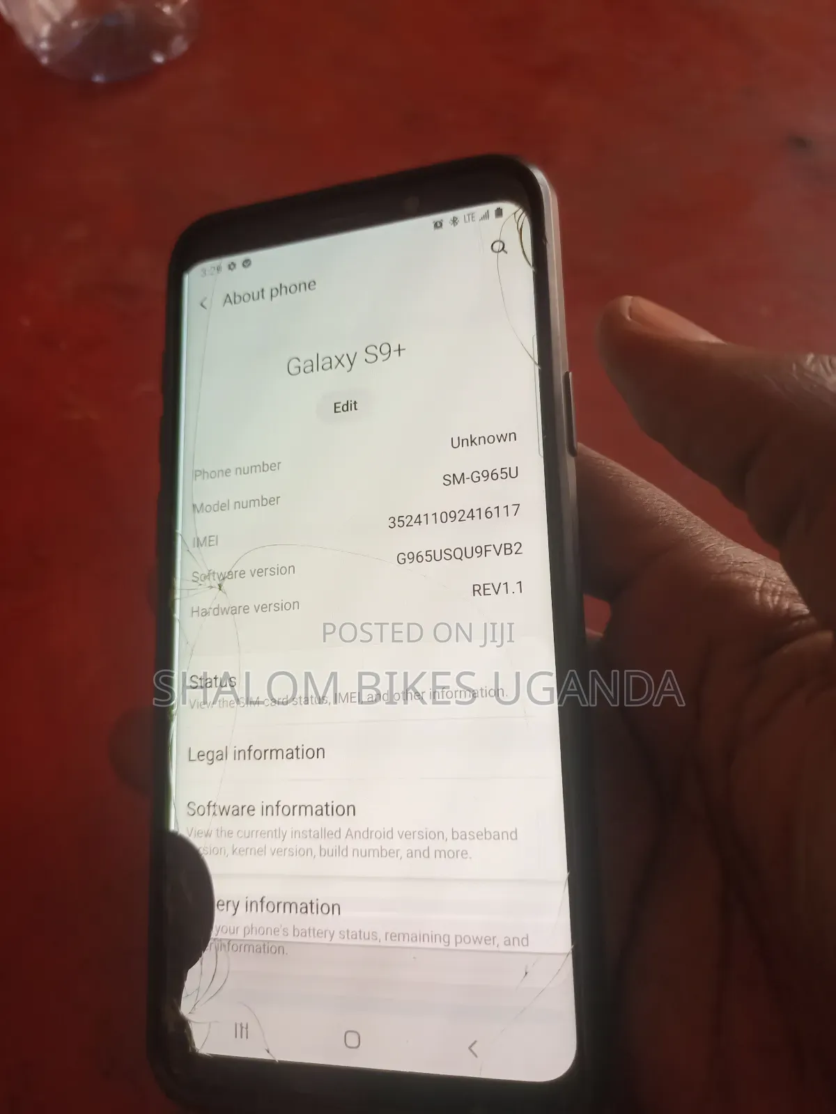 Samsung Galaxy S9 Plus 64 GB Black