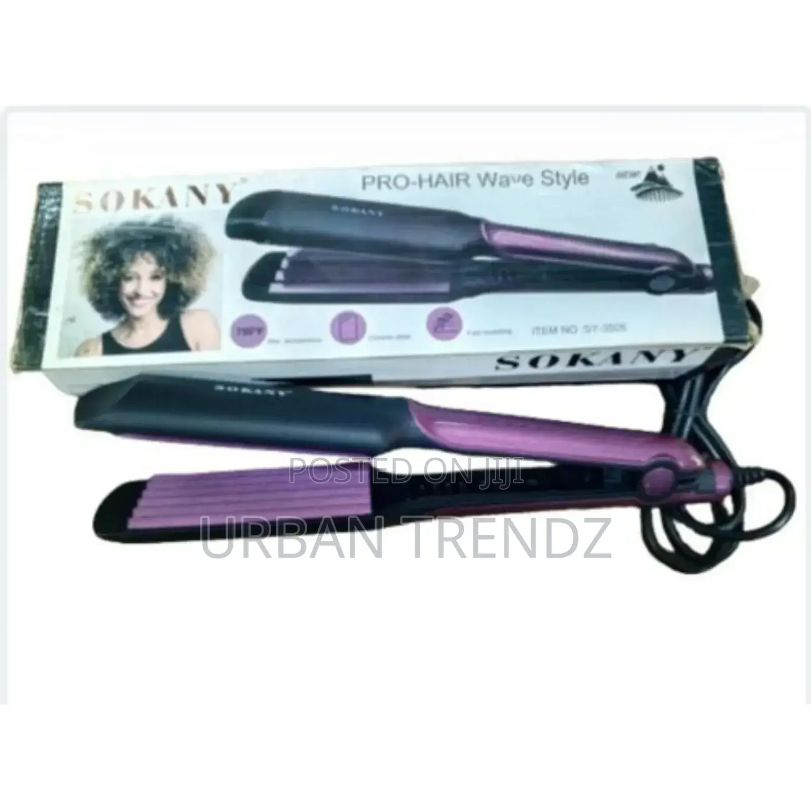 Sokany Pro Hair Straightener - Black