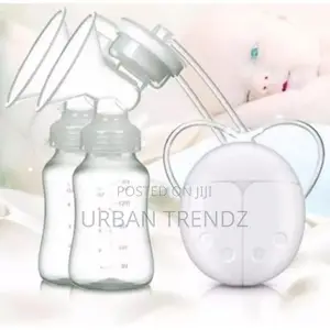 Double Electric Breast Pump With 2 Baby Milk Bottles - Color
