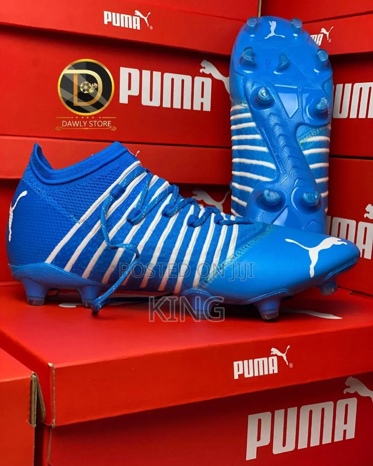 Puma Future Z 1.2 FG Firm Ground/Ag Soccer Cleats Blue