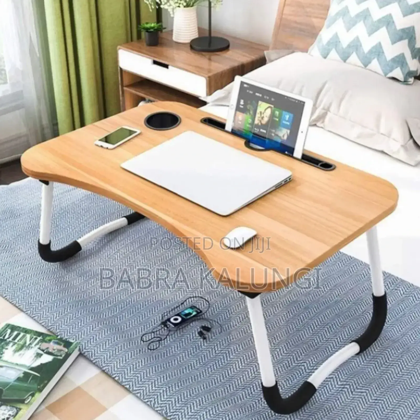 Foldable Computer Laptop Stand Bed Table Lap Desk Stand