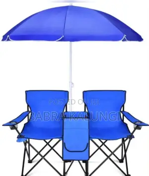 Portable Compact Folding Chair, 2 Person Camping Chair