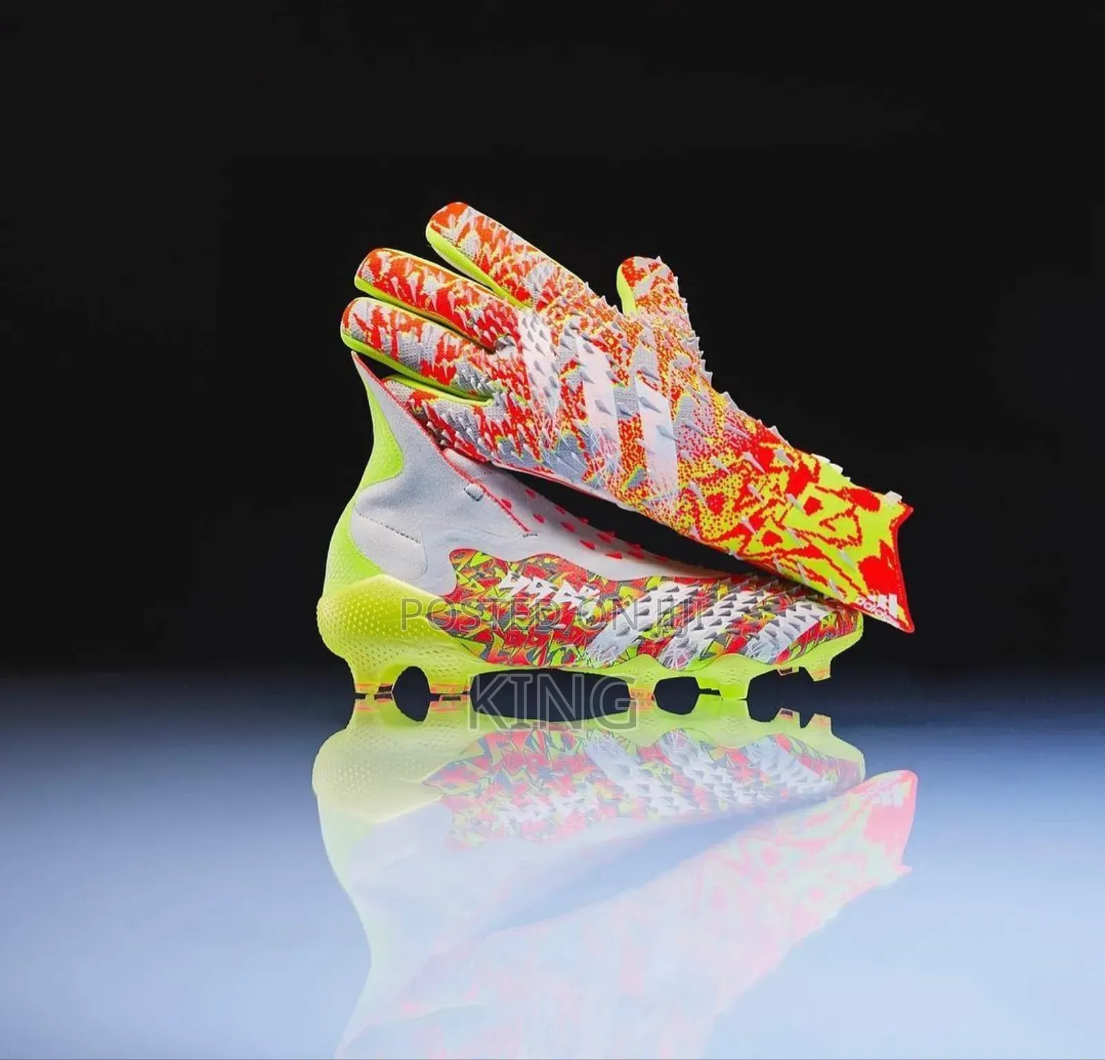 Adidas Goalkeeper Gloves And Soccer Boots. Predator