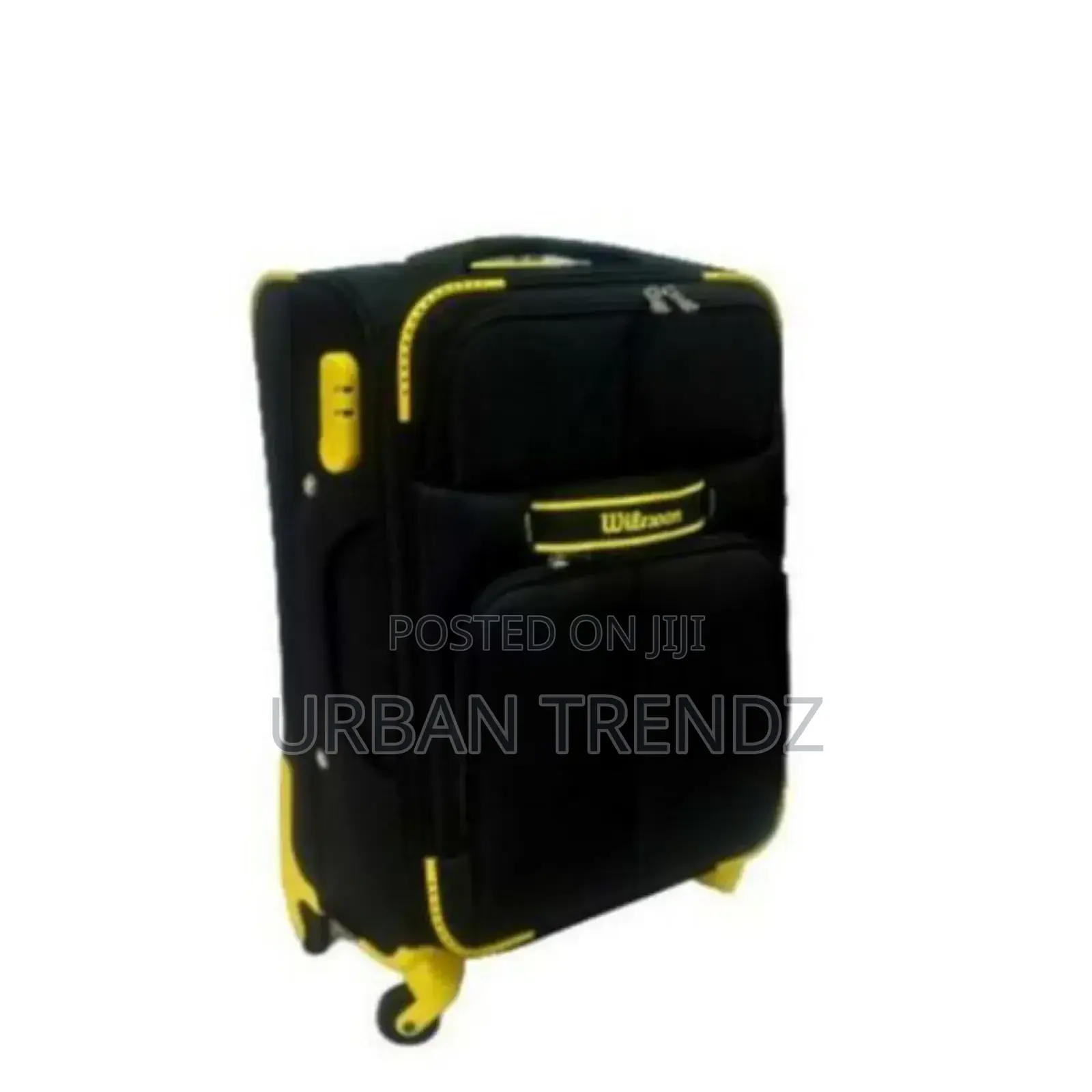Other Fashion Travel Suitcase Luguage Bag - Black