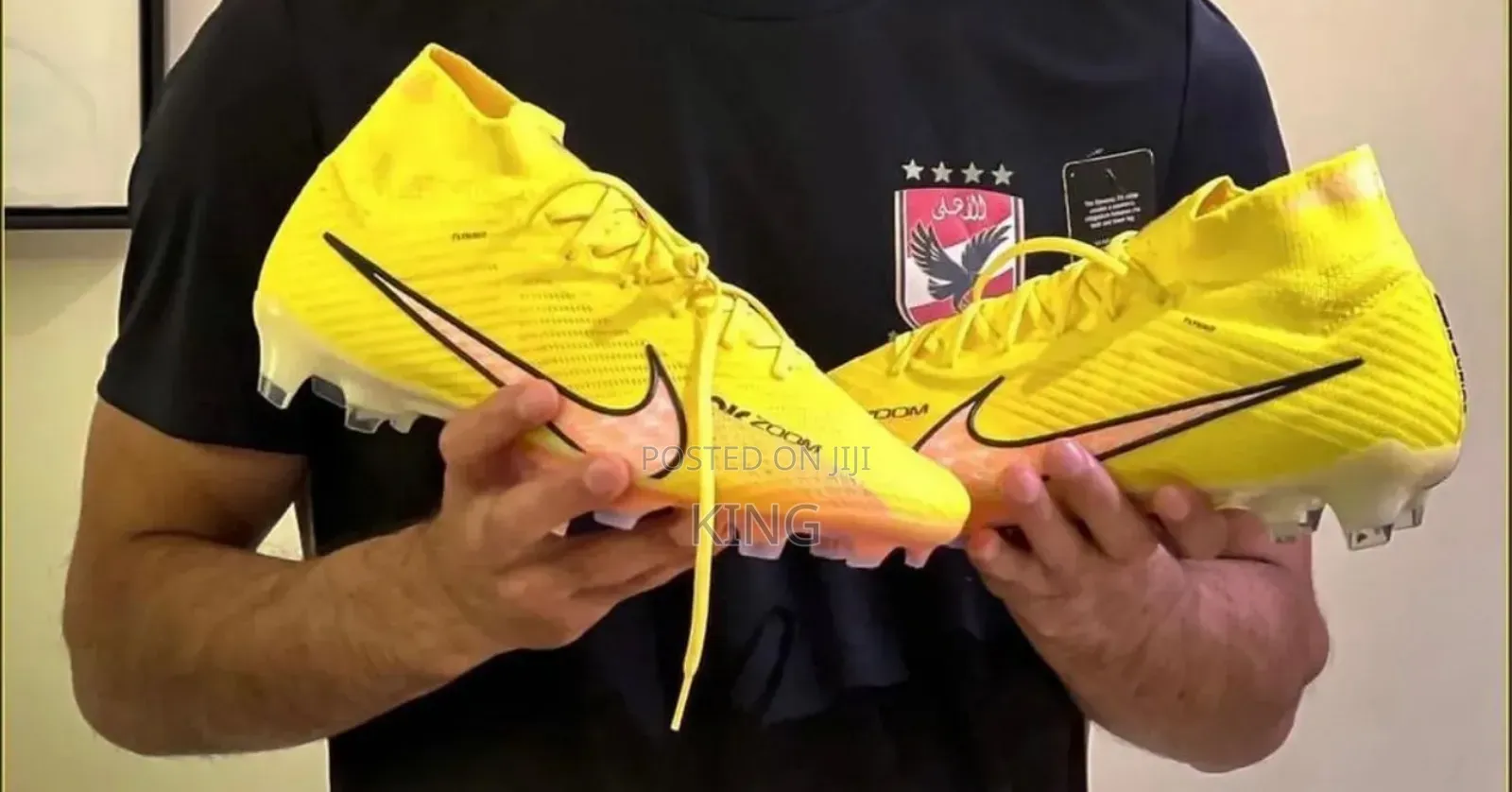 Yellow Nike Men's Mercurial Zoom Superfly 9 Soccer Boots