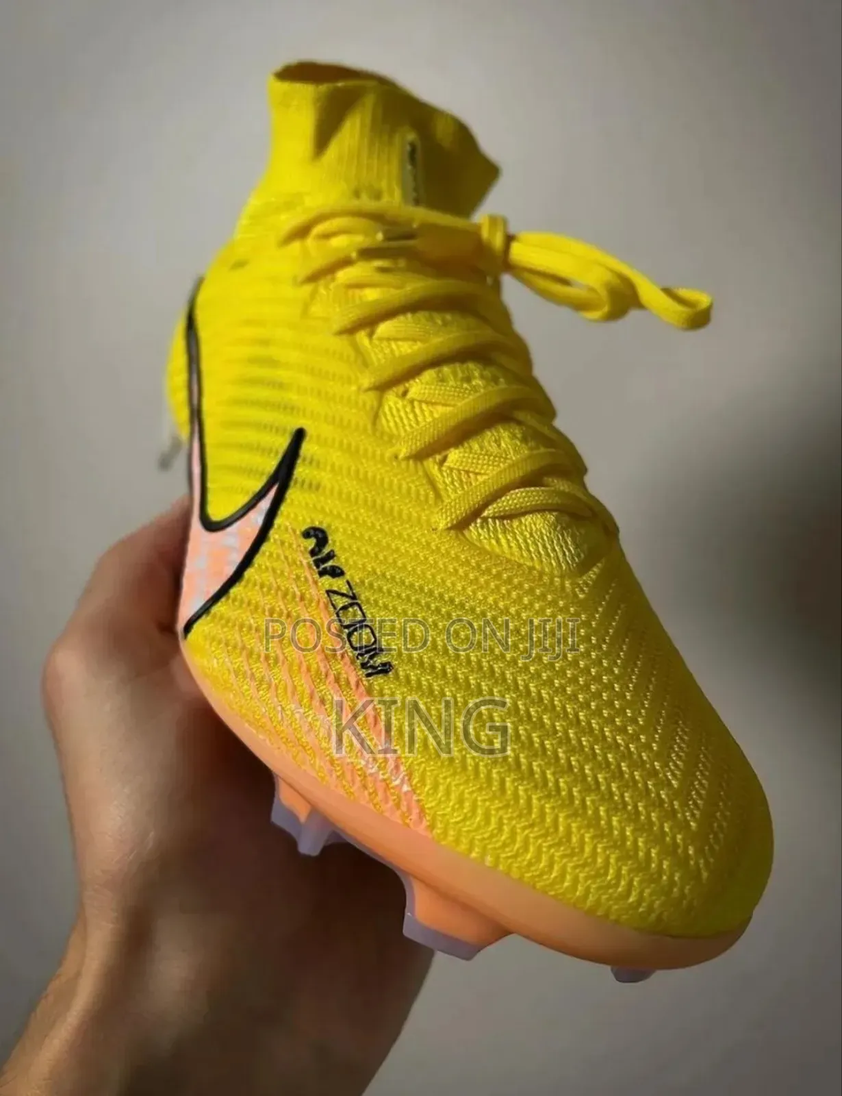 Yellow Nike Men's Mercurial Zoom Superfly Soccer Boots