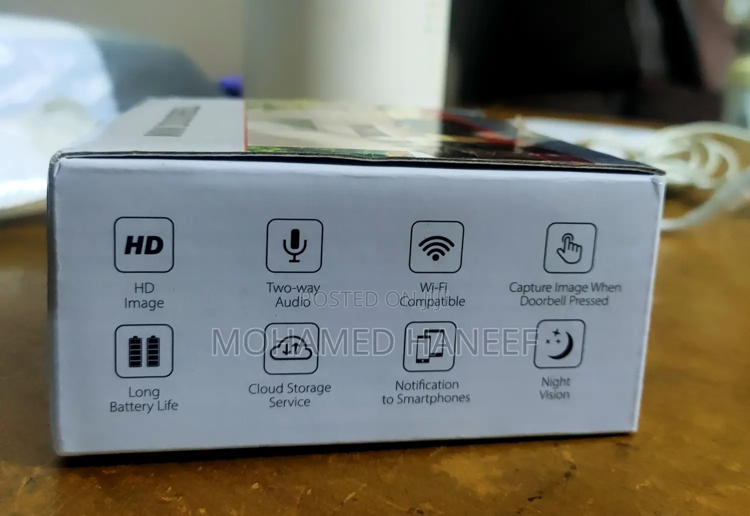 Wifi Smart Door Bell With Camera Tuya App