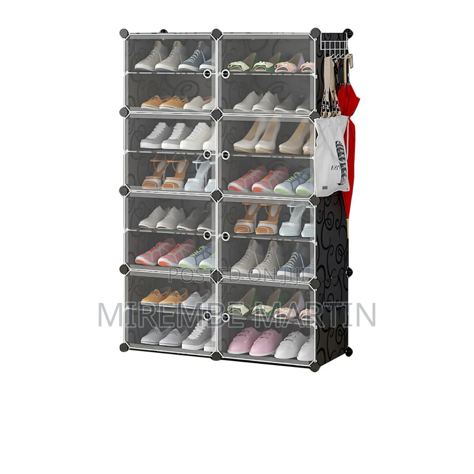 2 Columns Plastic Shoe Rack.