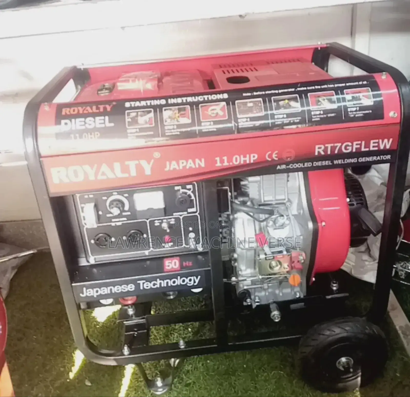 Diesel Welding Generator 11HP Key Start