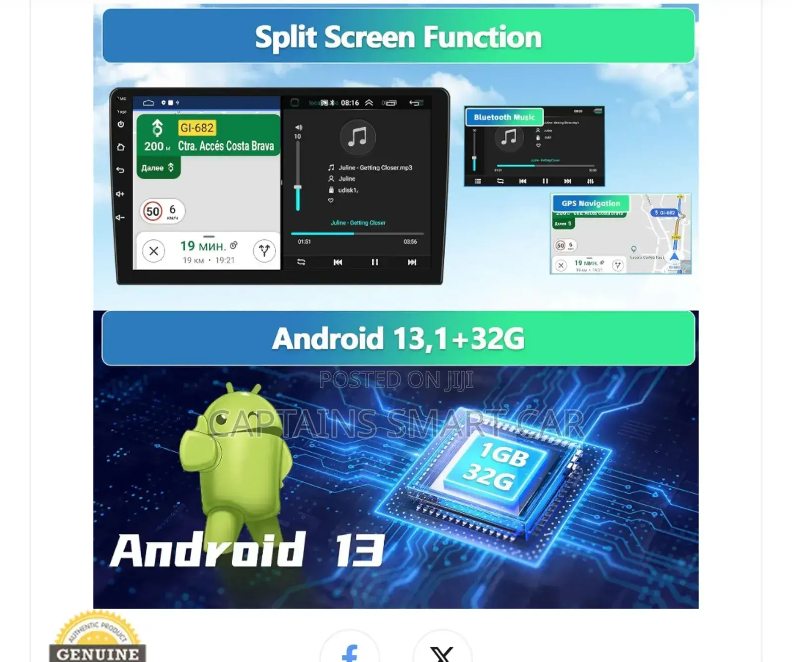 10 Inches and 9 Inches Android Radio for All Cars