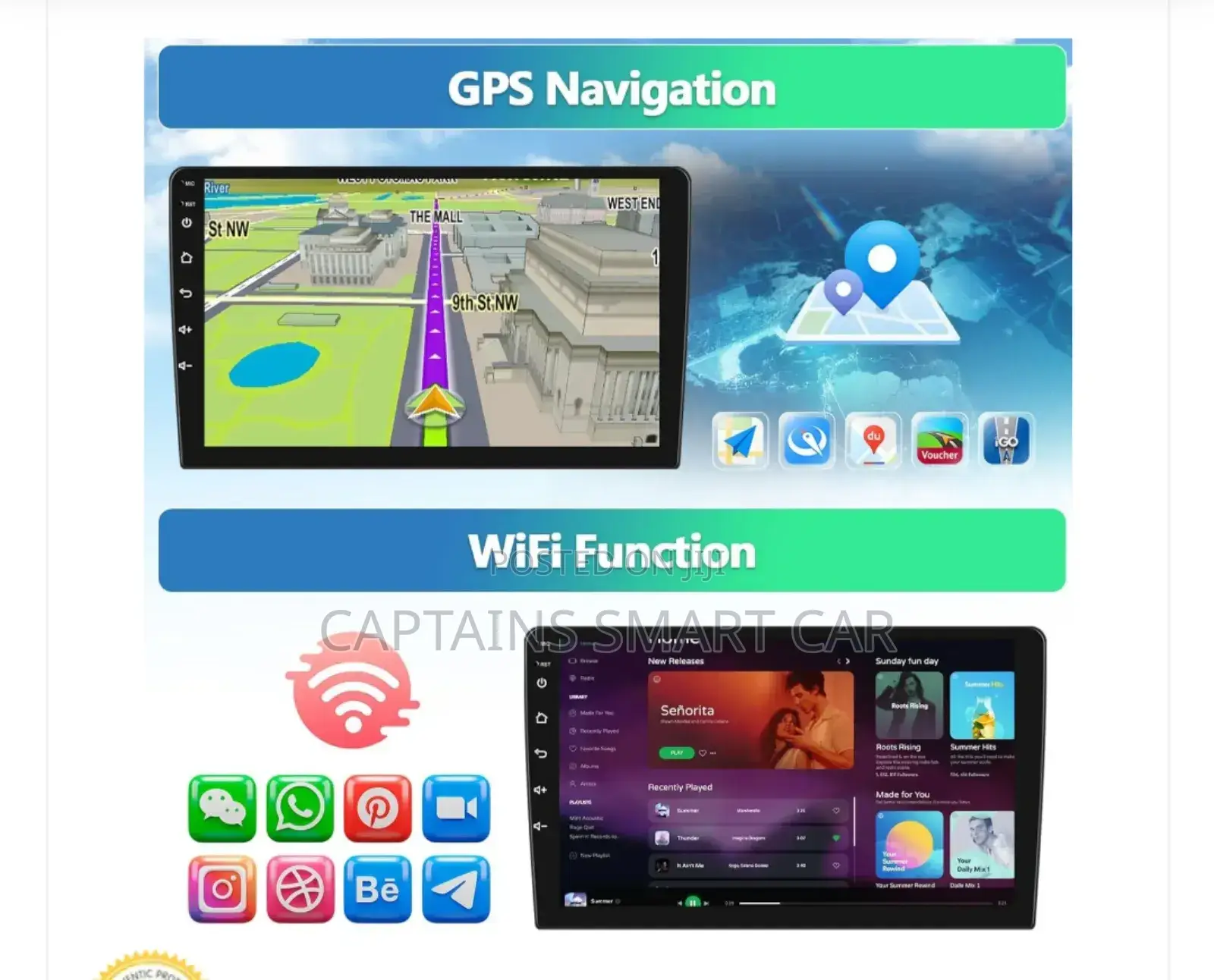 10 Inches and 9 Inches Android Radio for All Cars