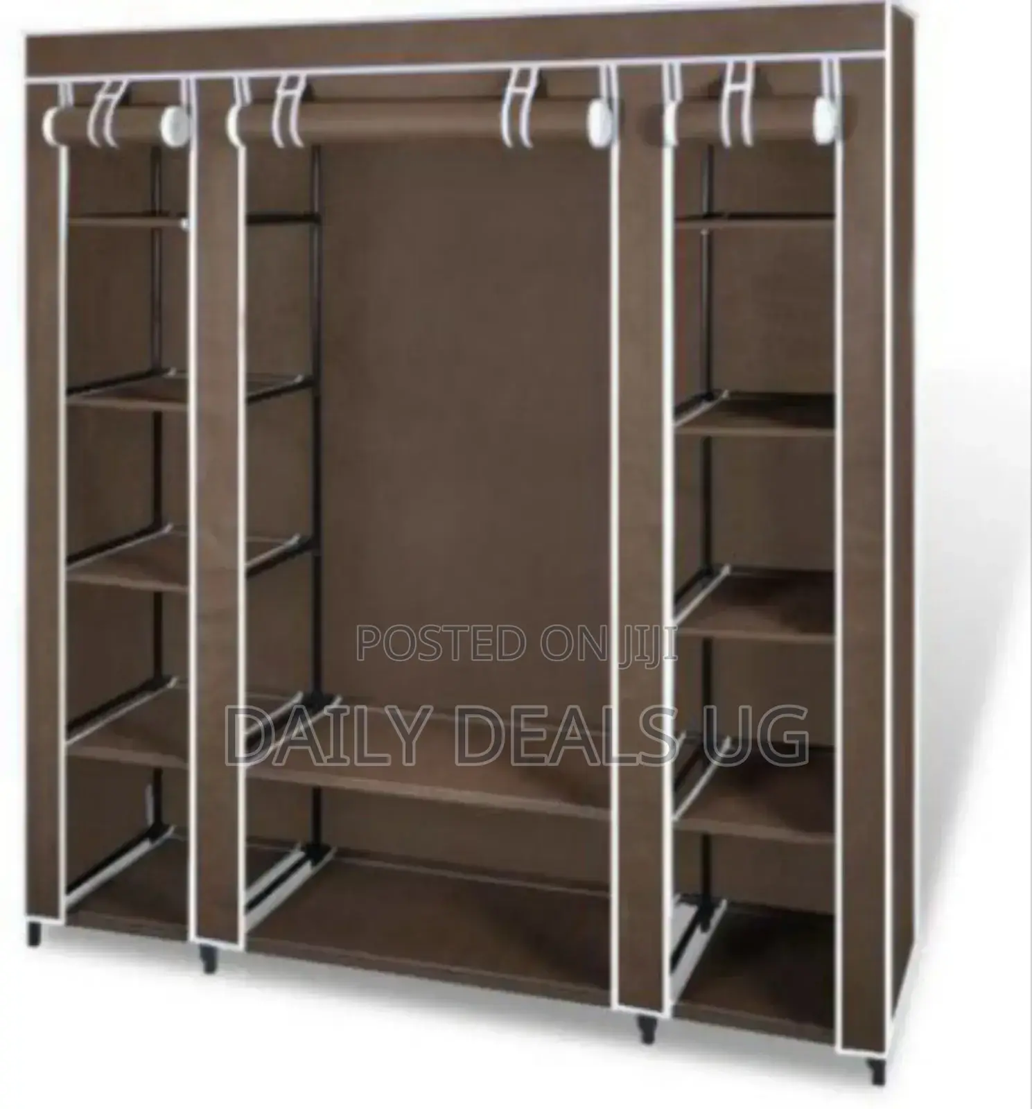 Brown Home Clothes Storage Wardrobe